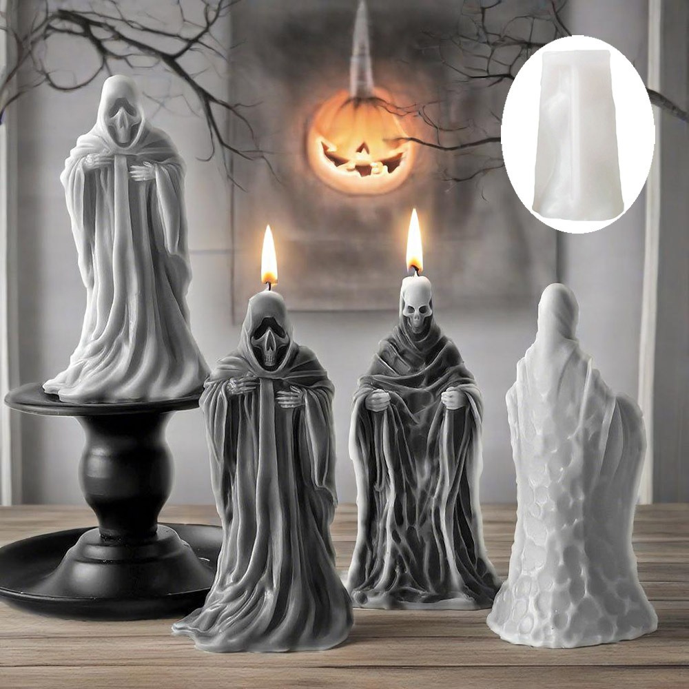 Candle Supplies Tins - 3D Skeleton Scent Candle Silicone Mold