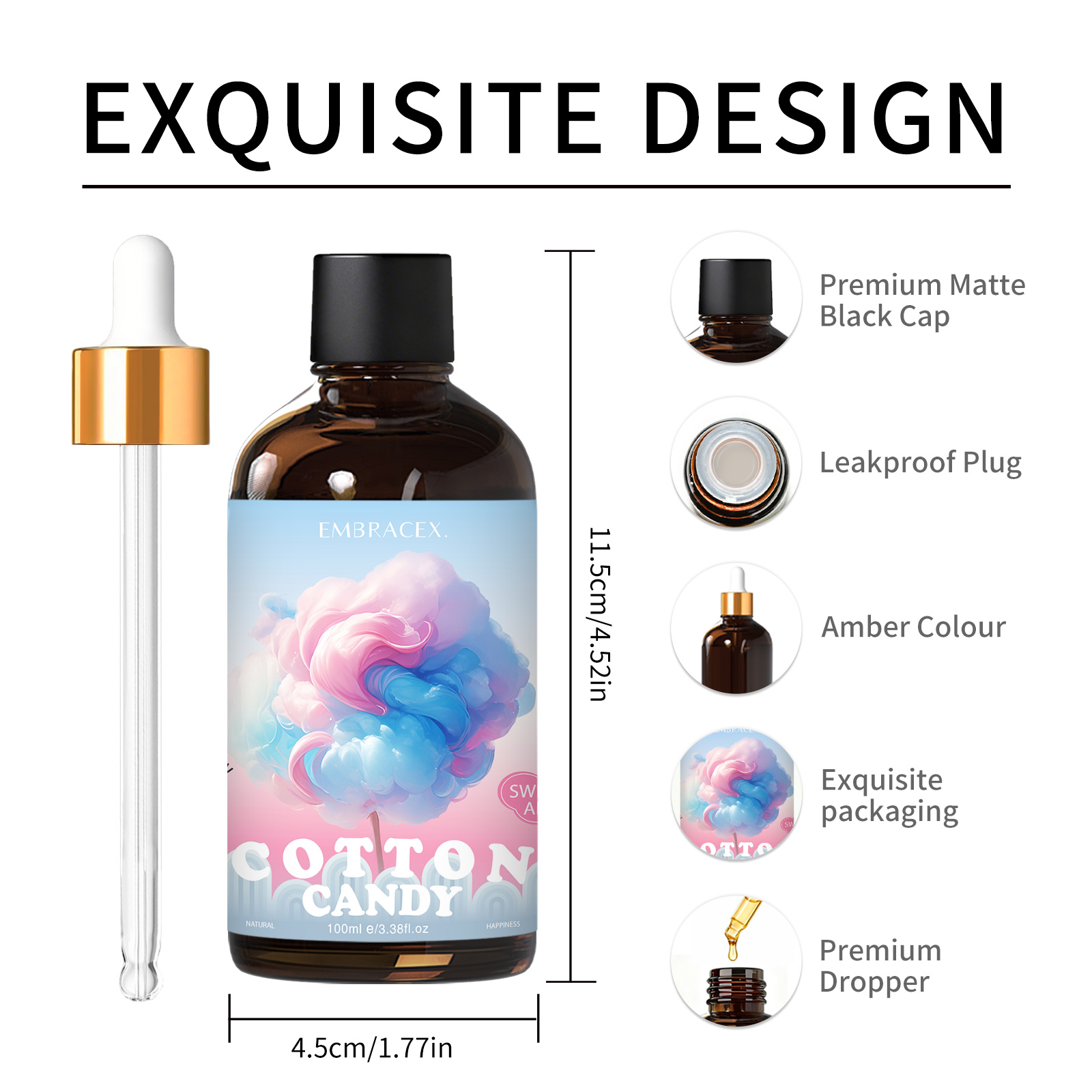 100ml Cotton Candy Fragrance O - đánh giá và giá Candle Supplies Free Shipping