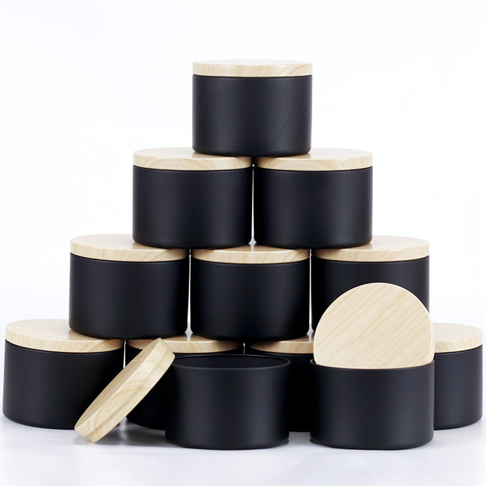 24pcs 4oz Black Candle Jars ,R - đánh giá và giá Black Tin Candle