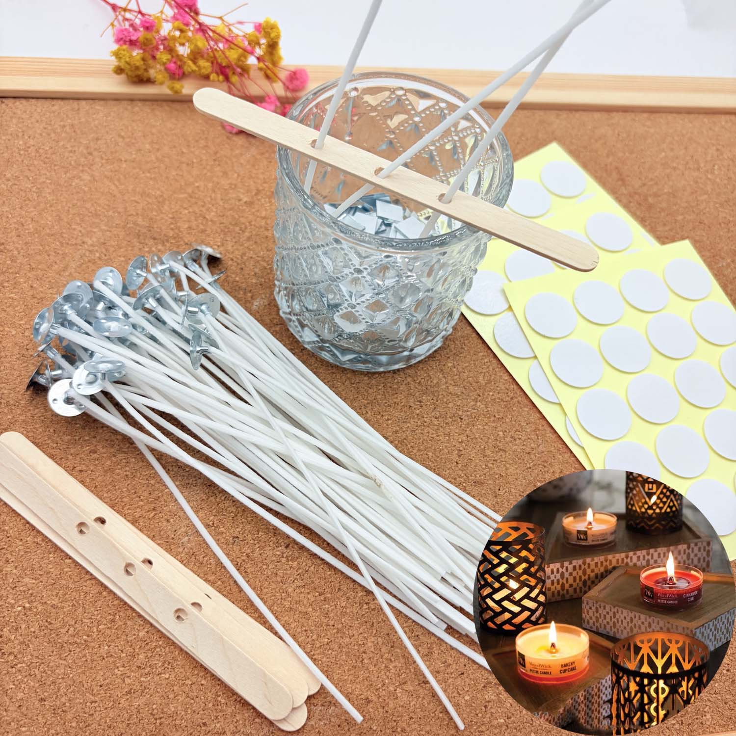 1 SET Candle Making DIY Kits S - đánh giá và giá Candle Supplies Tins