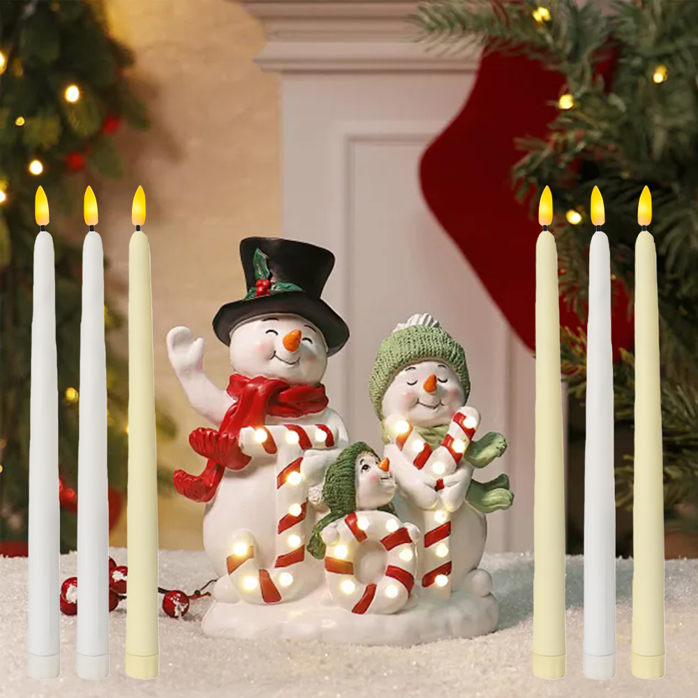 6pcs LED Flameless Taper Candl - đánh giá và giá Candle Supplies Free Shipping