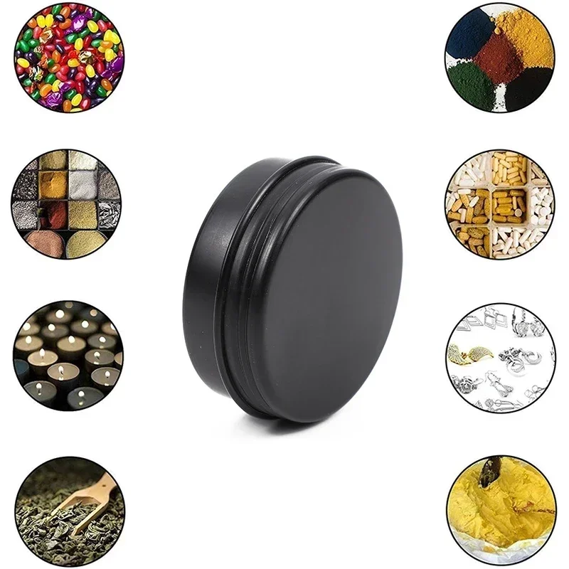 Bộ 50 Đen Nến Hũ Có Nắp Sỉ 5/1 - đánh giá và giá Black Tin Candle