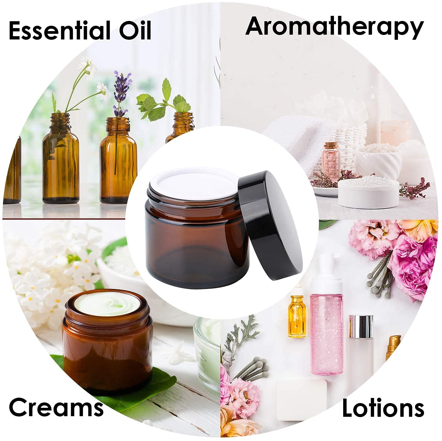 20pcs 5ml 10ml 15ml 20ml 30ml  - đánh giá và giá Black Tin Candle