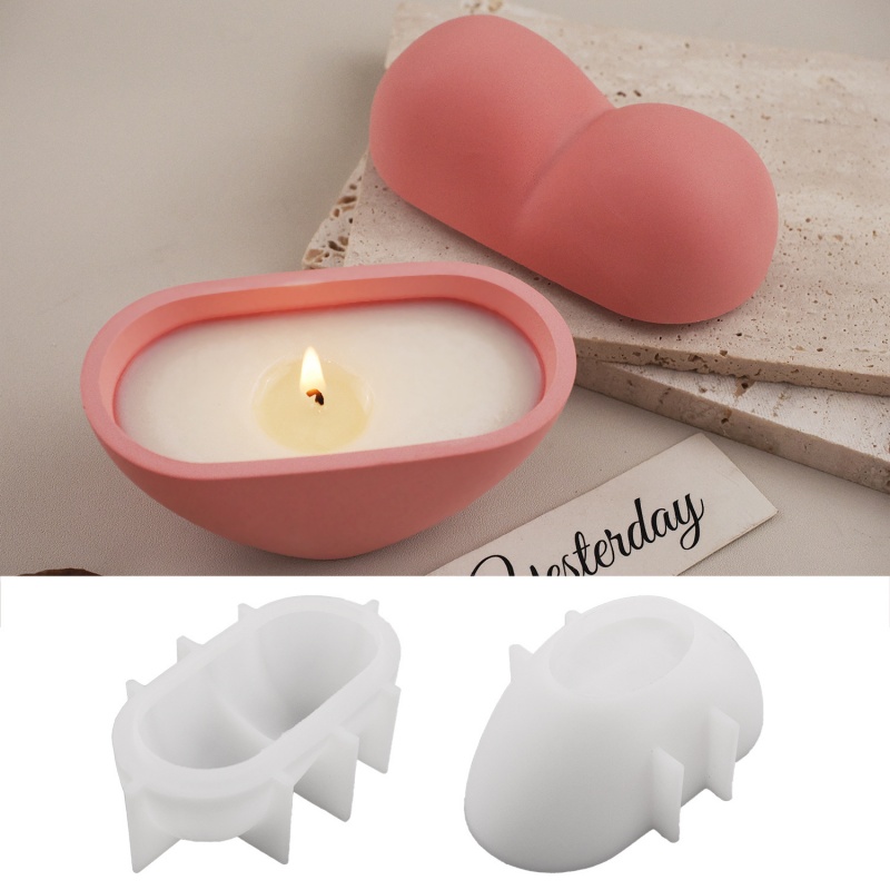 DIY Heart Shape Candle Jar Sil - đánh giá và giá Candle Vessel Supplies