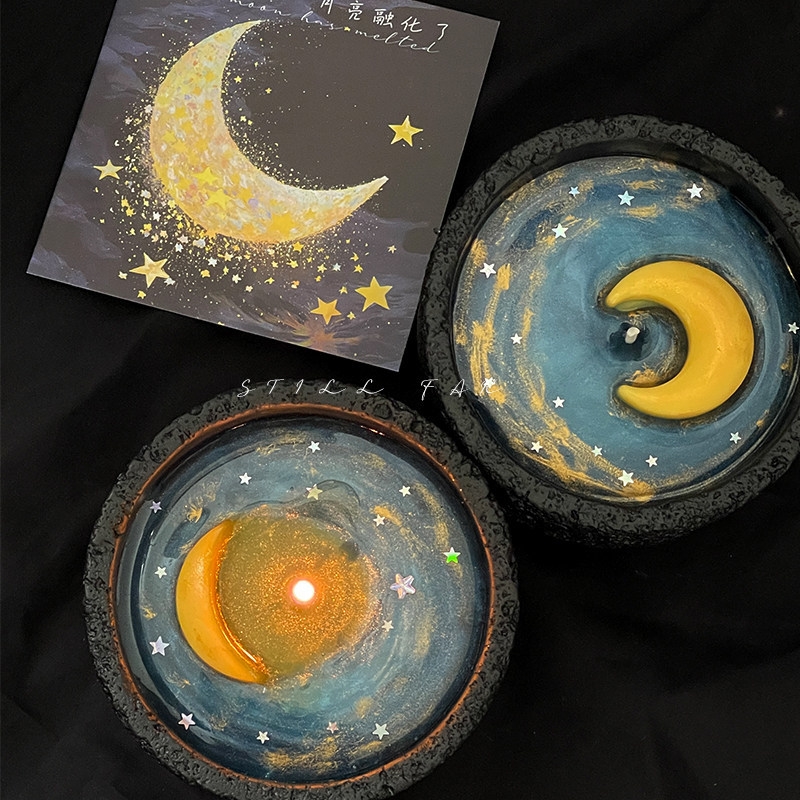 Melting Moon Scented Candle Ha - đánh giá và giá Candle Supplies Free Shipping