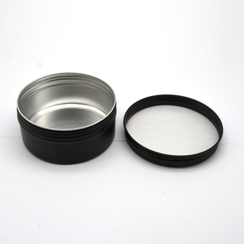 Black Empty Round Aluminum Box - đánh giá và giá Black Tin Candle