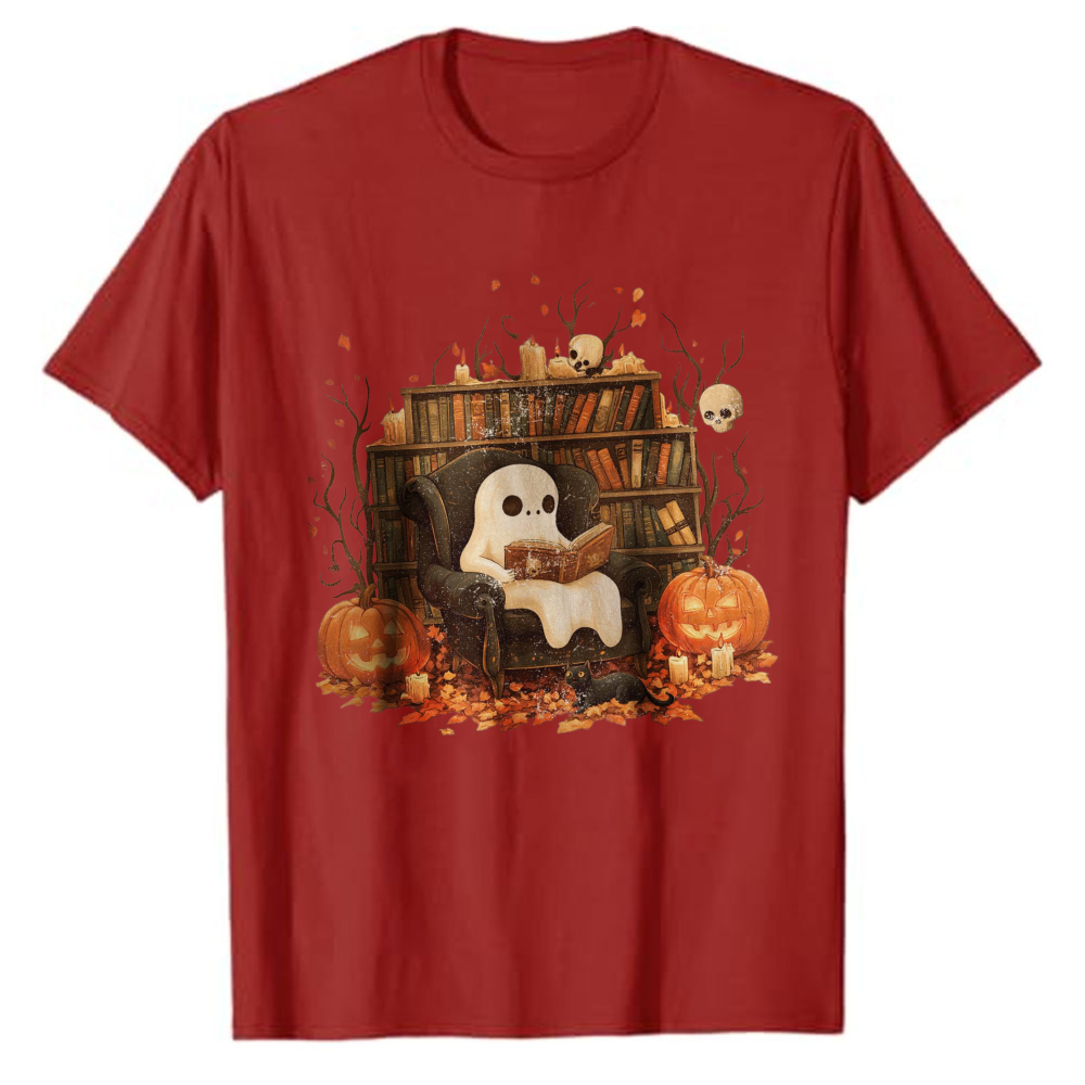 Cute Reading Ghost Library T‑S - đánh giá và giá Black Tin Candle