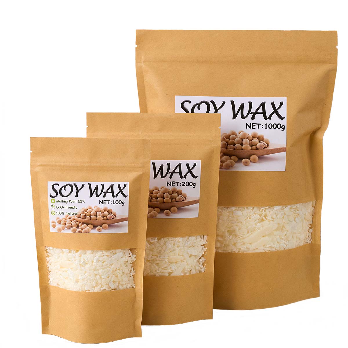 1 Pounds Pure White Soy Wax Fo - đánh giá và giá Candle Supplies Tins