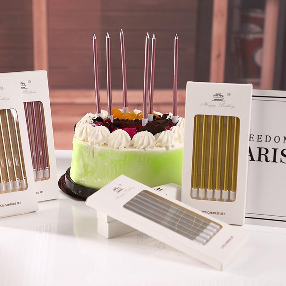 6/18pcs Metal Gold Silver Birt - đánh giá và giá Candle Supplies Free Shipping