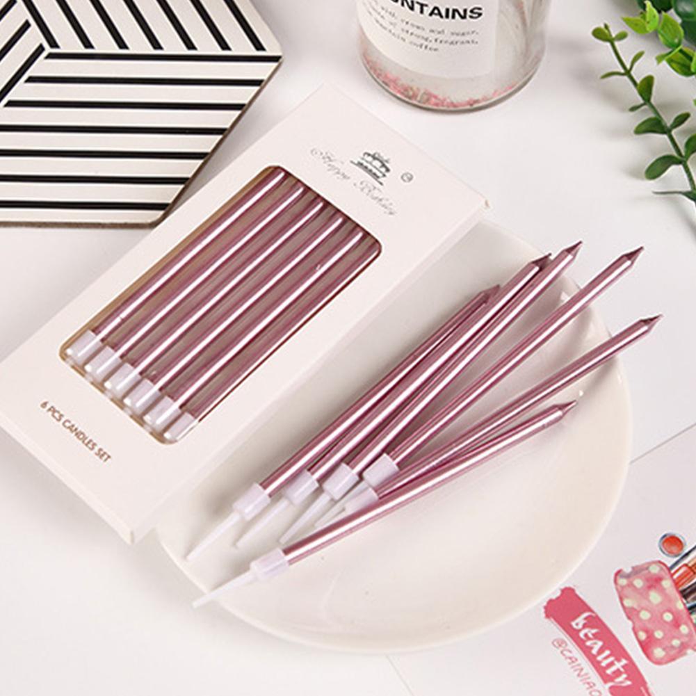 6/18pcs Metal Gold Silver Birt - đánh giá và giá Candle Supplies Free Shipping