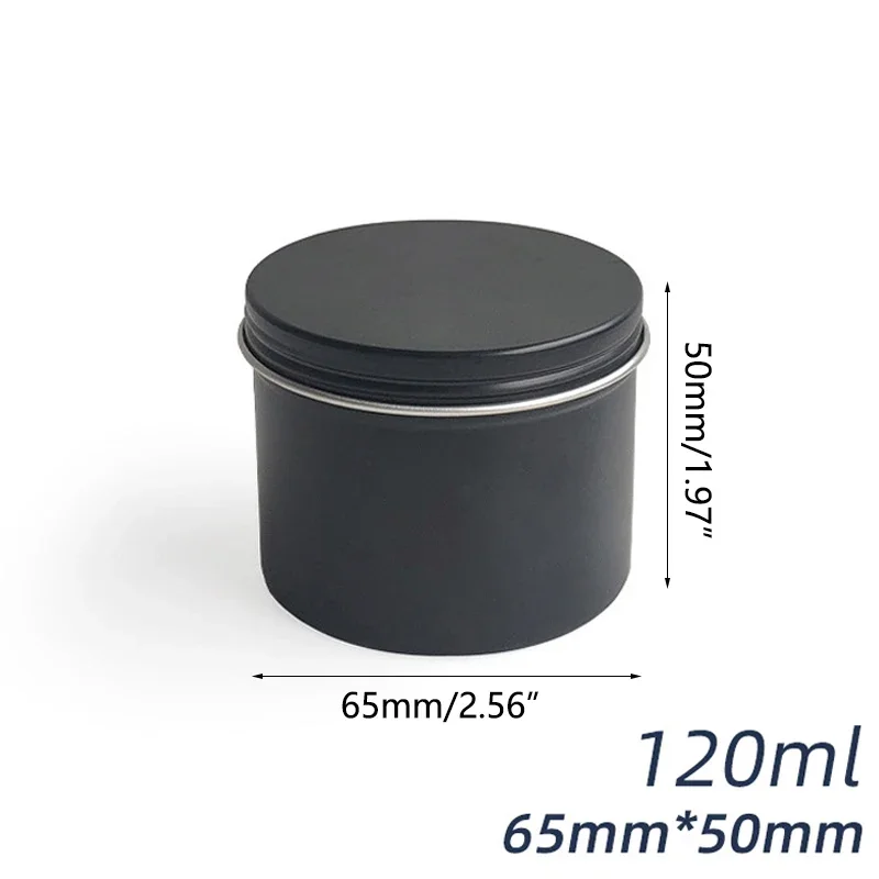 10/20/30Pcs 100/120ml Round Al - đánh giá và giá Black Tin Candle