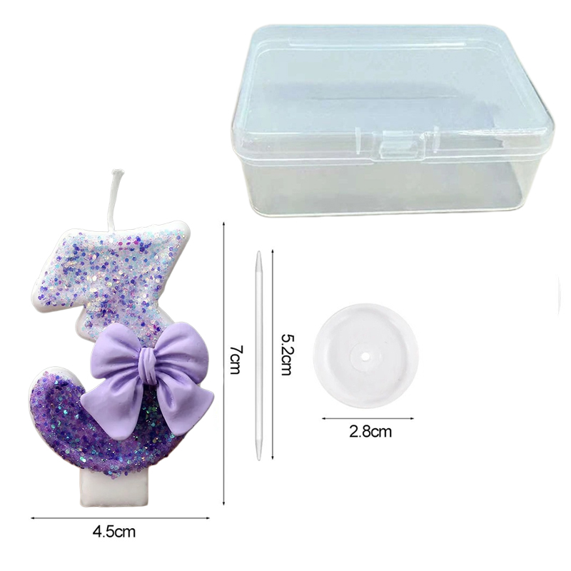 Creative Glitter Gradual Purpl - đánh giá và giá Candle Supplies Free Shipping