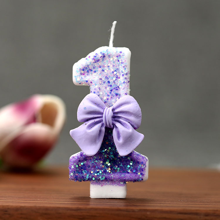 Creative Glitter Gradual Purpl - đánh giá và giá Candle Supplies Free Shipping
