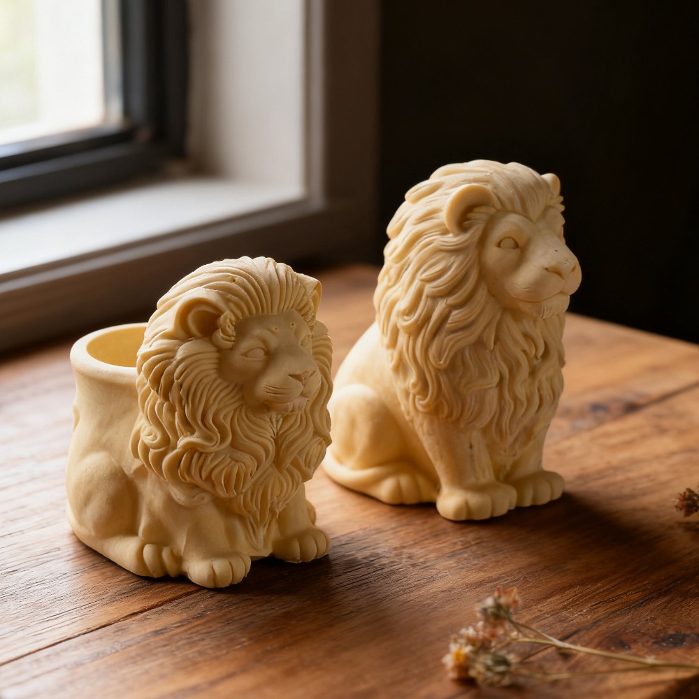 Lion Pot Silicone Molds Handma - đánh giá và giá Candle Vessel Supplies