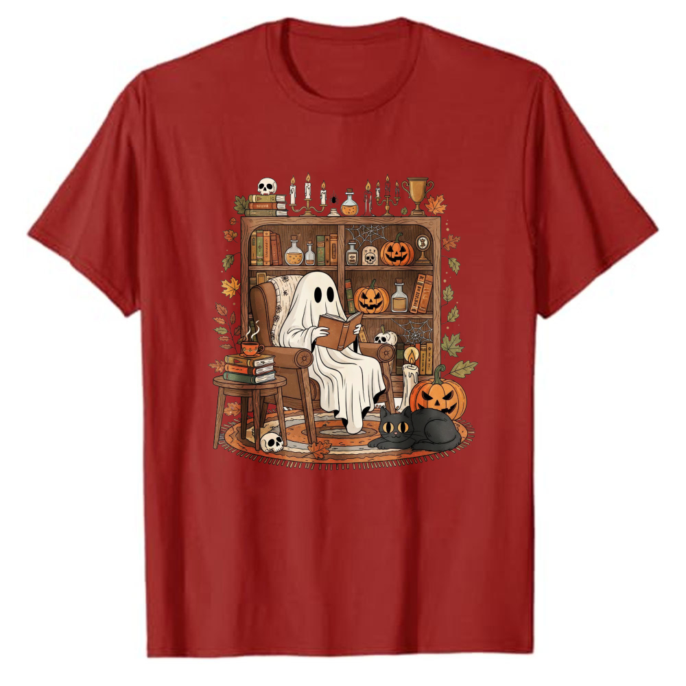 Cute Book‑Reading Ghost Librar - đánh giá và giá Black Tin Candle