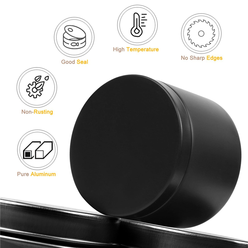 A93E-48Pcs Black Candle Tins,  - đánh giá và giá Black Tin Candle