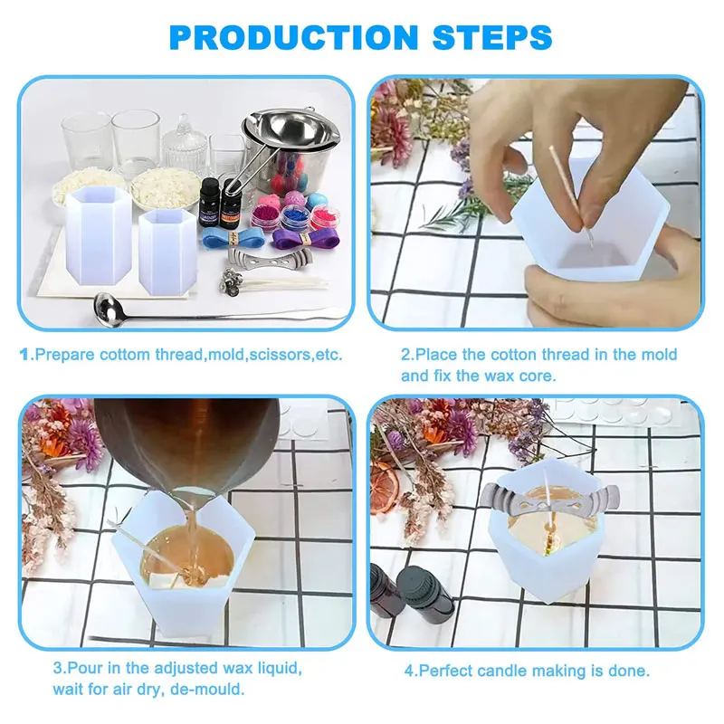 Xi Lanh Nến Silicon Khuôn Nhựa - đánh giá và giá Candle Supplies Tins