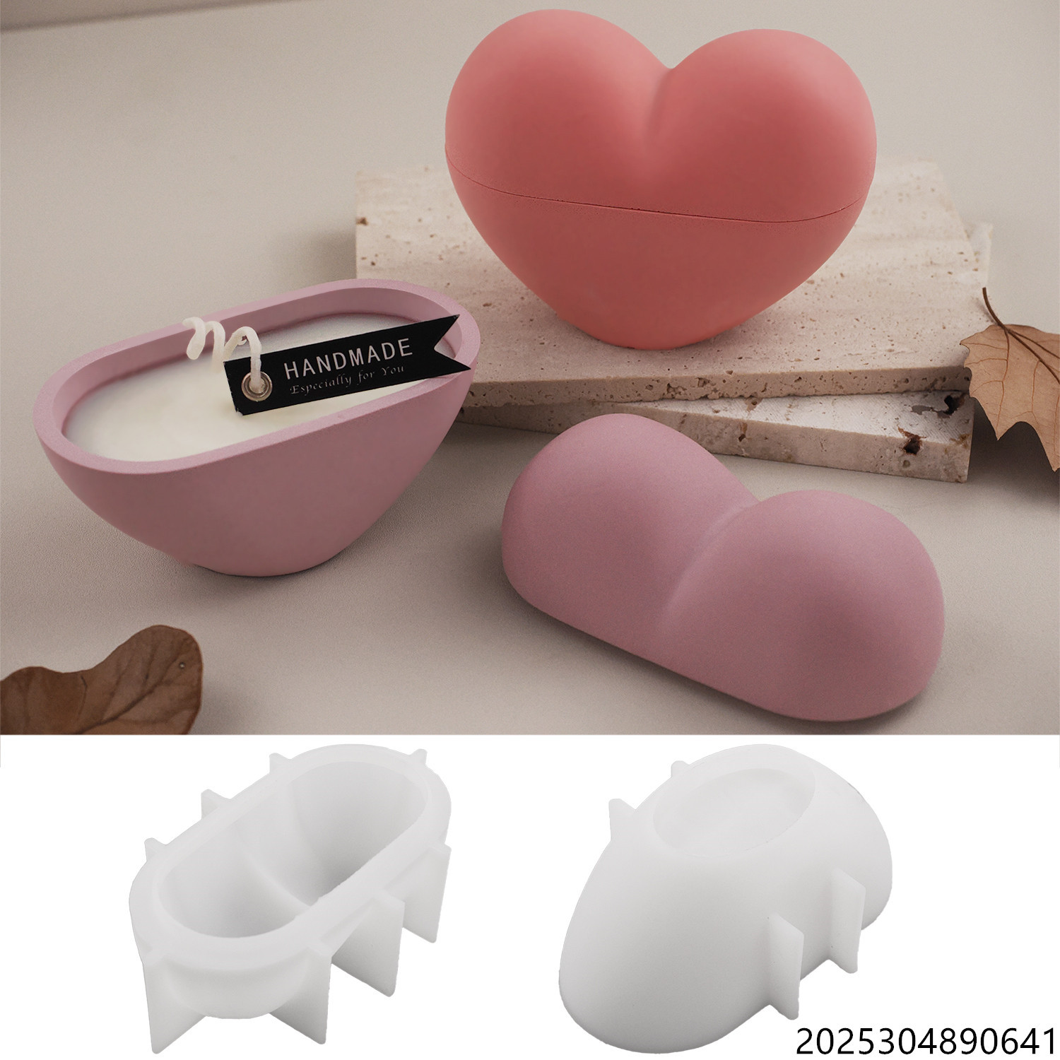 DIY Heart Shape Candle Jar Sil - đánh giá và giá Candle Vessel Supplies
