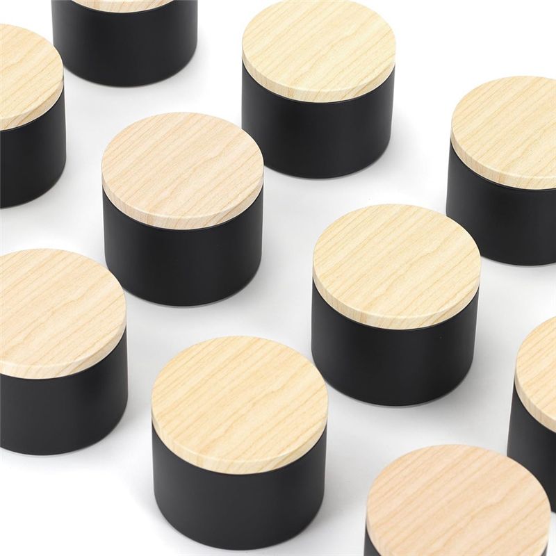 24 Pack 4 Oz Black Candle Tins - đánh giá và giá Black Tin Candle