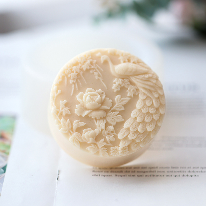 Chim Công Họa Tiết Hoa Xà Phồn - đánh giá và giá Candle Supplies Tins